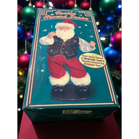 Rockin’ Around Santa - 1992 Vintage Brenda Lee Collectible In Box Works Great! - Picture 5 of 9